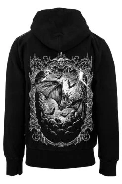 Night Flight Bat Hoodie -Vampirefreaks Sale Store night flight bat zipper hoodie back blank sleeves