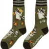 Trash Panda Pizza Party Crew Socks -Vampirefreaks Sale Store novelty socks bb8d589e 5871 40b2 8d8d 02fef461540d