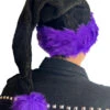 Santa Claws Hat [Black/Purple] -Vampirefreaks Sale Store novelty xmas hat