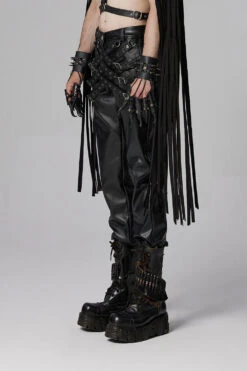 Deadlands Hardware Vegan Leather Pants -Vampirefreaks Sale Store oring pants ef9024ea a327 4b98 adcd 4373c5187eea