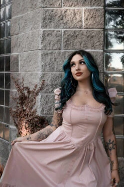 La Vie En Rose Dress -Vampirefreaks Sale Store pastel goth dress