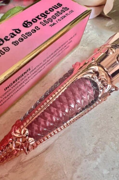 Liquid Velvet Lipstick [Abigail] -Vampirefreaks Sale Store pastel goth lipgloss