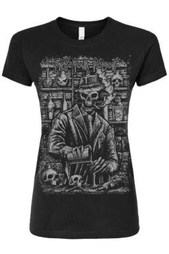 Pick Your Poison Skeleton T-shirt -Vampirefreaks Sale Store pick your poison womens tshirt