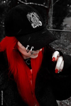 Grim Reaper Pierced Baseball Cap -Vampirefreaks Sale Store piercings hat 49c3416e eb9f 4251 beab 690f448a1601