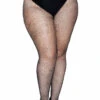 LEG AVENUE Dark Pinup Fishnet Tights [Plus Size] -Vampirefreaks Sale Store pinup fishnet stockings
