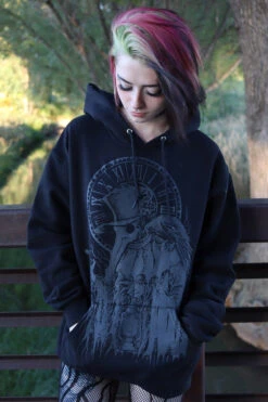 Plague Doctor Hoodie [GREY ASHES] -Vampirefreaks Sale Store plagiuedotocsa