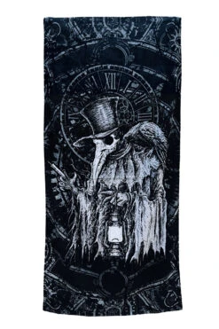 Plague Doctor Beach Towel 14 Plague Doctor Beach Towel -Vampirefreaks Sale Store plague doctor gothic beach towel