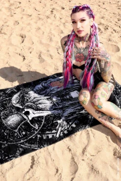 Plague Doctor Beach Towel 13 Plague Doctor Beach Towel -Vampirefreaks Sale Store plague doctor towel