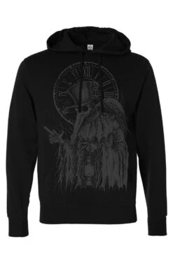 Plague Doctor Hoodie [GREY ASHES] -Vampirefreaks Sale Store plagueDoctorpullover