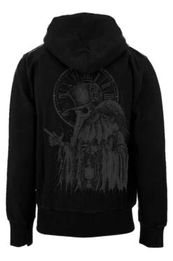 Plague Doctor Hoodie [GREY ASHES] -Vampirefreaks Sale Store plagueDoctorzip