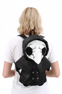 Cracked Mask Plague Doctor Plushy Backpack -Vampirefreaks Sale Store plush backpack