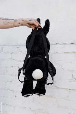 RIP Rabbit Plush Backpack 17 RIP Rabbit Plush Backpack -Vampirefreaks Sale Store plush emo bag