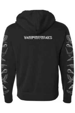 Quoth The Raven Hoodie [GRAY] -Vampirefreaks Sale Store pullover hoodie back vf fd19e93a 7840 4c6d b871 c13f226d48df