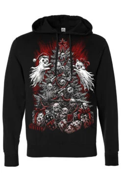 Merry Catmas Hoodie -Vampirefreaks Sale Store pullover hoodie blank sleeves