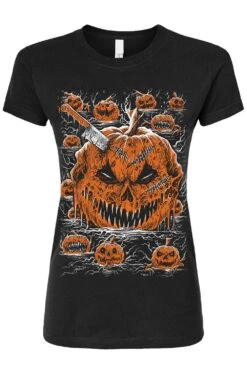 Possessed Pumpkin Patch T-shirt 22 Possessed Pumpkin Patch T-shirt -Vampirefreaks Sale Store pumkin patch womens tshirt