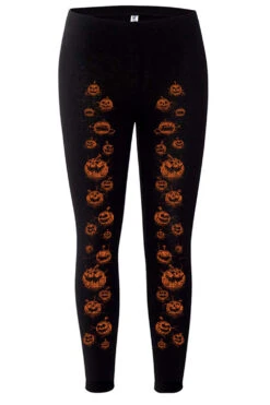 Possessed Pumpkin Patch Leggings -Vampirefreaks Sale Store pumpkin leggings