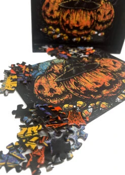 Spooky Season Jigsaw Puzzle -Vampirefreaks Sale Store pumpkin puzzle