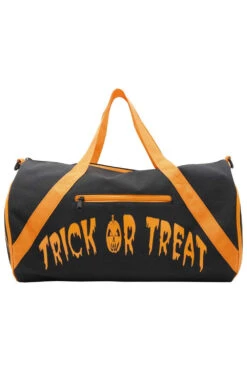 Pumpkin Trick Or Treat Barrel Bag -Vampirefreaks Sale Store pumpkin travel bag
