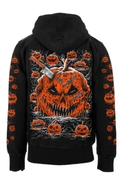 Possessed Pumpkin Patch Hoodie W/ Pumpkin Sleeves