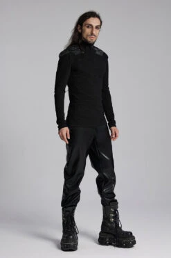 Black Armor Moto Turtleneck Top -Vampirefreaks Sale Store punk clothes c7926ace 095b 4ca3 82fa 886d9c772ed7