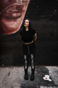 Spiderweb Joggers 19 Spiderweb Joggers -Vampirefreaks Sale Store punk clothing online store