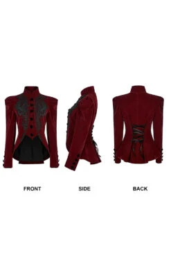 Red Death Victorian Goth Cropped Coat 11 Red Death Victorian Goth Cropped Coat -Vampirefreaks Sale Store punk clothing baf04ecb 37d9 4c0d b048 b225d3cd45dc