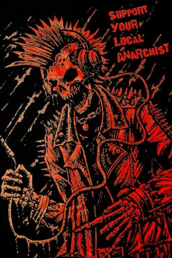 Punk's Not Dead Hoodie [Red] -Vampirefreaks Sale Store punk clothing c701a155 1590 4887 ad5a cab5e829fe47