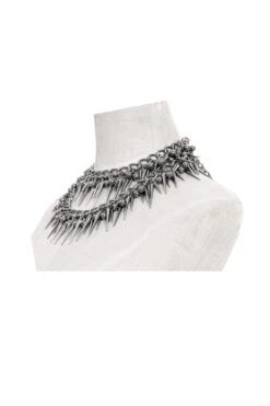Knightcore Spiked Layered Necklace -Vampirefreaks Sale Store punk collar eedcd601 f64a 4a57 be55 d864f2b9e9c2