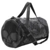 Skull Black Barrel Bag