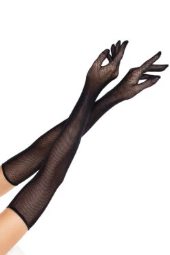 LEG AVENUE Nightveil Long Fishnet Gloves -Vampirefreaks Sale Store punk gloves bab1eb68 502a 416b b092 e94746ceef4e