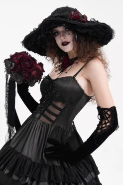Mourning Hour Floppy Goth Hat -Vampirefreaks Sale Store punk goth hat