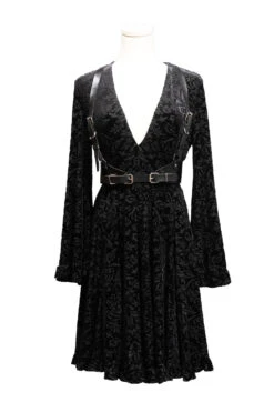 Nynx Vegan Leather Harness -Vampirefreaks Sale Store punk gothic harnesses