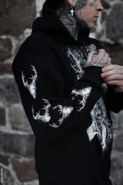 Wendigo Hoodie -Vampirefreaks Sale Store punk hoodie mens