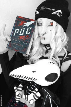 Poe's Raven Plush Toy -Vampirefreaks Sale Store punk knit beanie 703e9660 6eb4 4de3 8d28 cc79a941fe44