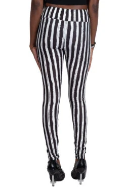 Black And White Striped High Waisted Leggings -Vampirefreaks Sale Store punk leggings e00aee4a f965 495e bd84 92fe5468274b