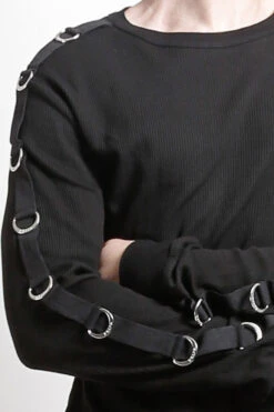 Tripp NYC D-Ring Thermal Top -Vampirefreaks Sale Store punk long sleeve shirt