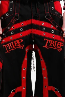 Tripp NYC Off Track Pants [Black/Red] -Vampirefreaks Sale Store punk pants 08bf928e 9fd1 4f99 bfb5 22fc2b26c5f4