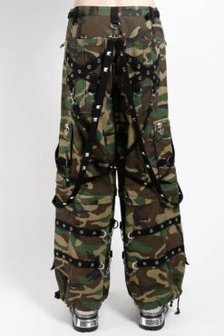 Tripp NYC Skull Denim Skull Stud Pants [Camouflage] -Vampirefreaks Sale Store punk pants 642ee02c cea4 4226 8707 84cf274293e6