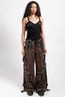 Tripp NYC Super O Ring Pants [Rust Wash] -Vampirefreaks Sale Store punk pants 9ce45325 f81e 41dd 87ad 9961b88aa982