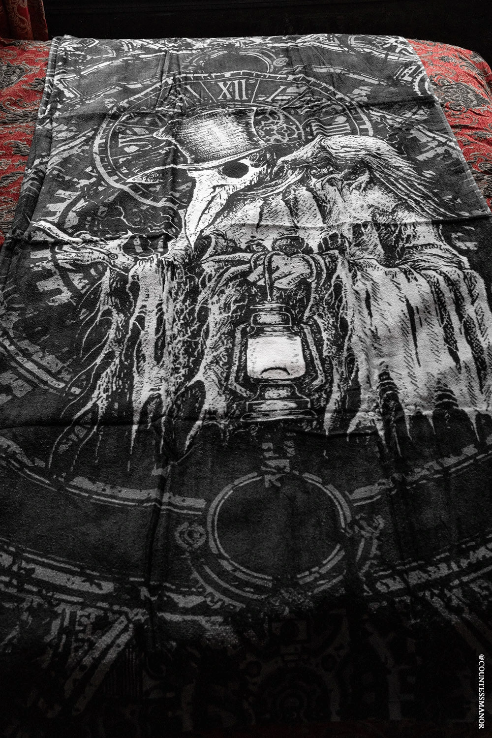Plague Doctor Beach Towel 2 Plague Doctor Beach Towel - Image 2