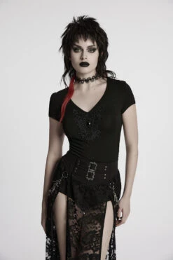 Melancholia Embroidered Short Sleeve Shirt 11 Melancholia Embroidered Short Sleeve Shirt -Vampirefreaks Sale Store punk rave clothing f75b675d ad8e 4de7 9968 3e0f5114b22c