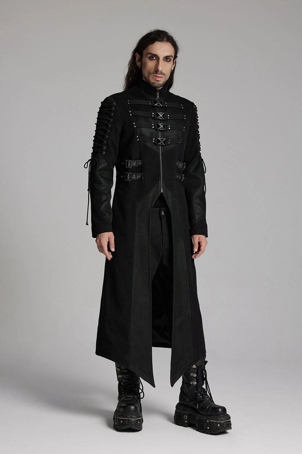 Rasputin Rivet Studded Trenchcoat 2 Rasputin Rivet Studded Trenchcoat - Image 2