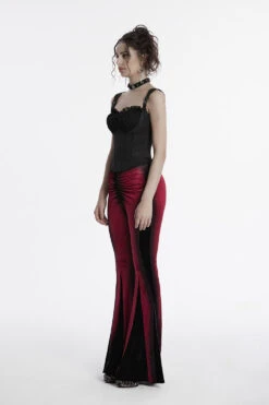 Bloodletting Velvet Flared Pants [Red] -Vampirefreaks Sale Store punk rave 90eb2a5c 3528 42b9 84c2 ce3de257a799