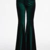 Emerald Stone Velvet Flares [Green] -Vampirefreaks Sale Store punk rave eb8022a7 b1ce 4064 91b4 57014e342d8f