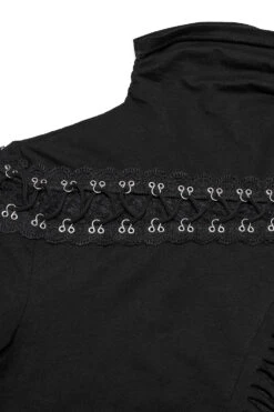Villainous Asymmetric Lace-Up Top -Vampirefreaks Sale Store punk shirt 512bb4f1 5c54 4369 a6da 80764e3a7b88