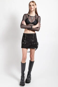Tripp NYC Zip Off Mega Skirt 13 Tripp NYC Zip Off Mega Skirt -Vampirefreaks Sale Store punk skirt