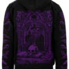 Quoth The Raven Hoodie [PURPLE] -Vampirefreaks Sale Store purple raven zipper hoodie back 1960a0c5 465c 4449 935d bfe8683409db