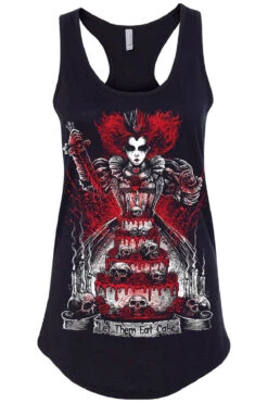 Let Them Eat Cake T-shirt -Vampirefreaks Sale Store queen of hearts racerback tank black front resize