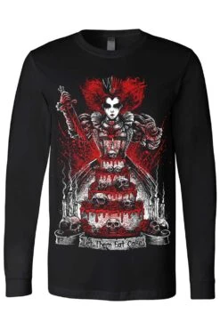 Let Them Eat Cake T-shirt -Vampirefreaks Sale Store queen of heartslongsleeve tshirt