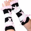Bittersweet Stripe Arm Warmers -Vampirefreaks Sale Store quirky gloves